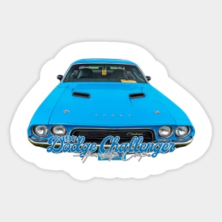 1974 Dodge Challenger Hardtop Coupe Sticker